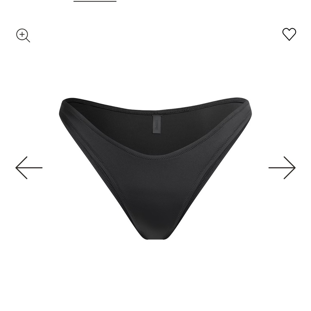 SKIMS Black Bikini Bottom